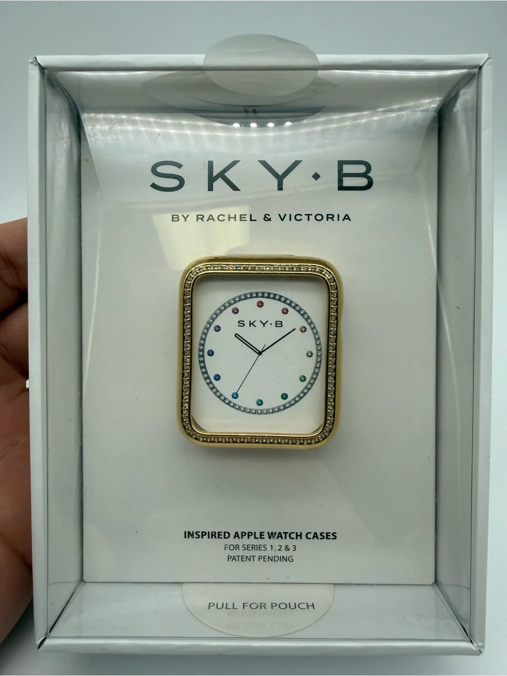 Sky Gold Rhinestone Apple Watch Case